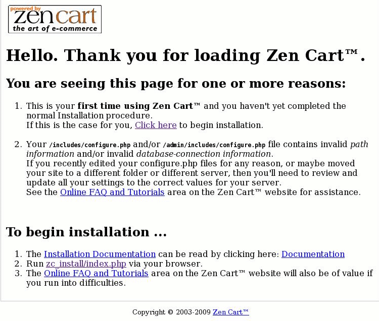 Tutoriál ruční instalace ZenCart